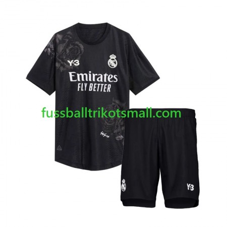 Fußballtrikots Real Madrid Y3 Torwart Kinder 2023-2024 Kurzarm Fourth trikot kaufen
